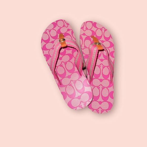 Coach Zoe flip flops - Picture 1 of 4